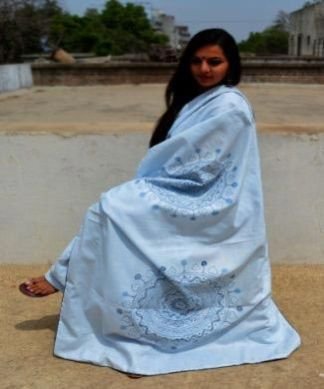 Painted Khadi Sarees 04