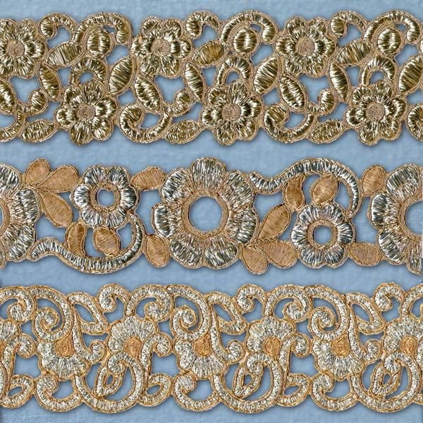 Embroidered Laces 01