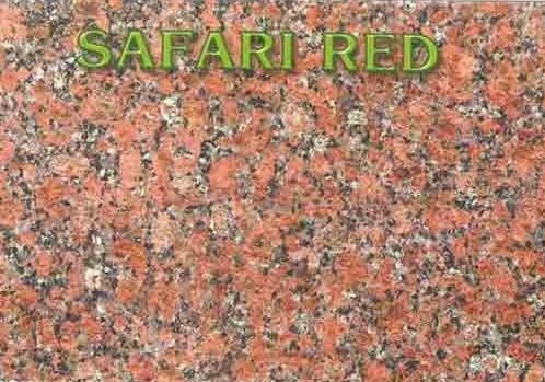 Safari Red Granite Slab
