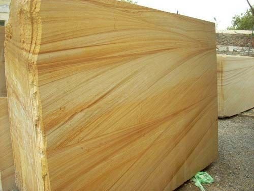 Teak Wood Natural Sand Stone