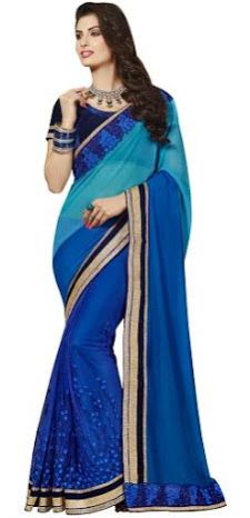 Creep Party Wear Sarees