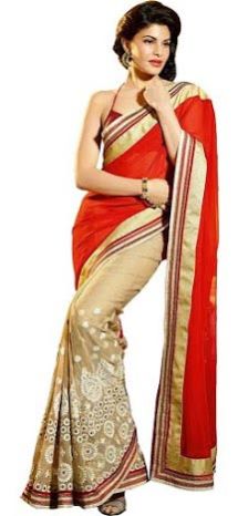 Georgette Embroidery Sarees