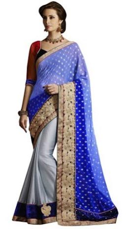 Velvet Party Wear Sarees