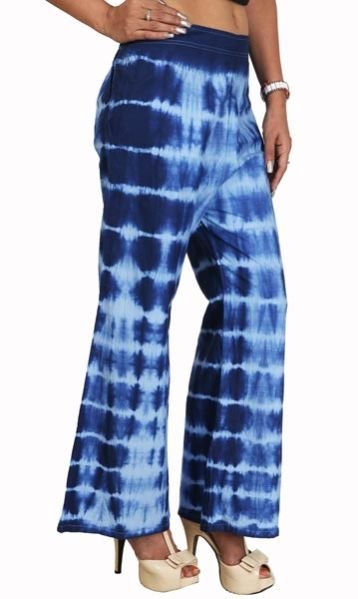Blue Tie Dye Palazzo Pant 02