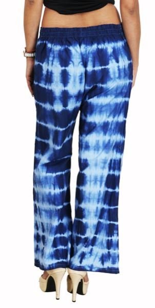 Blue Tie Dye Palazzo Pant 04
