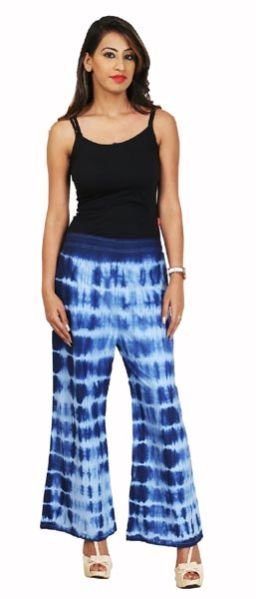 Blue Tie Dye Palazzo Pant 05