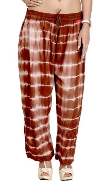Brown Tie Dye Palazzo Pant 01