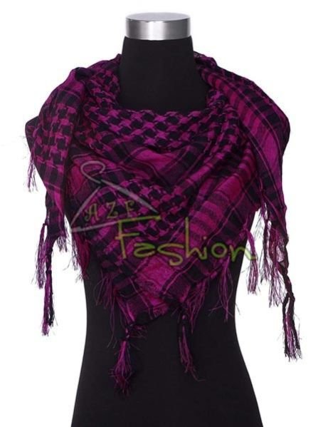 Womens Hot Pink Arafat Scarves