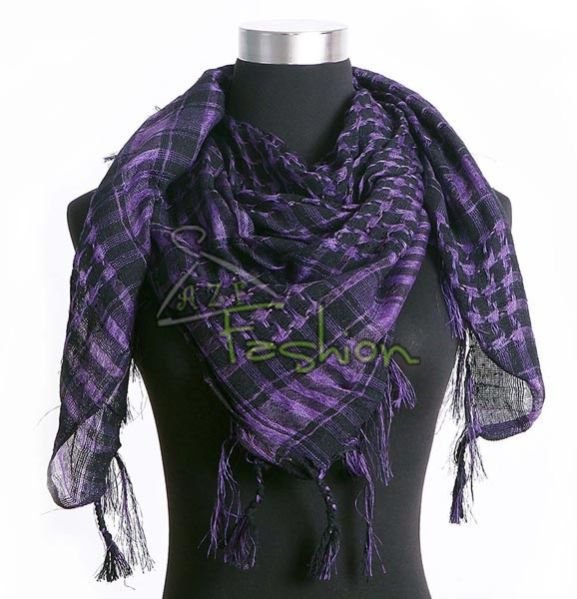 Womens Purple Arafat Scarves
