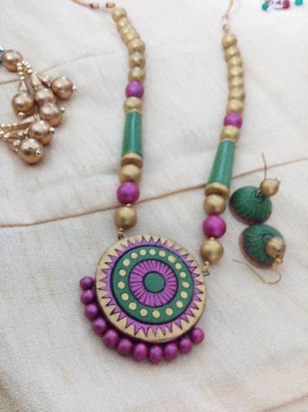 Terracotta Necklace Set 04