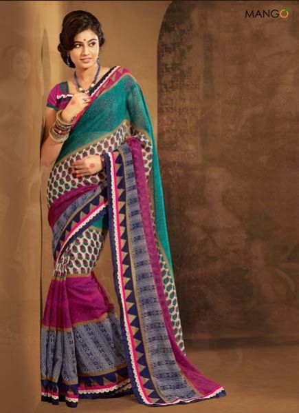 Printed Party Wear Saree  02