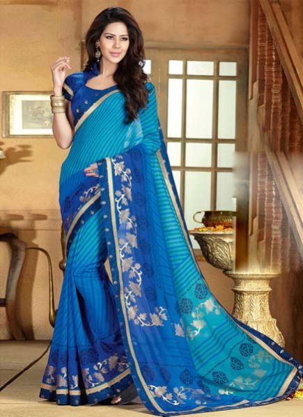 Printed Party Wear Saree  03