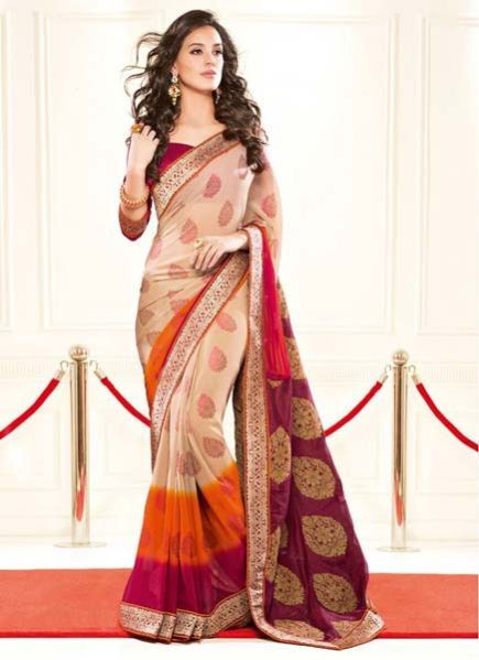 Printed Party Wear Saree  04