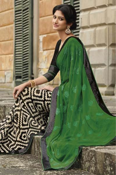 Printed Party Wear Saree  05