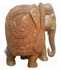 Wooden elephant fine shikar