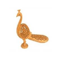 Wooden Jali Peacock