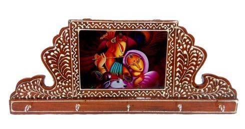 Wooden Key Hanging with Embosed Work