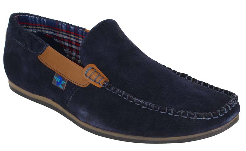 Mens Navy Blue Casual Shoes 06