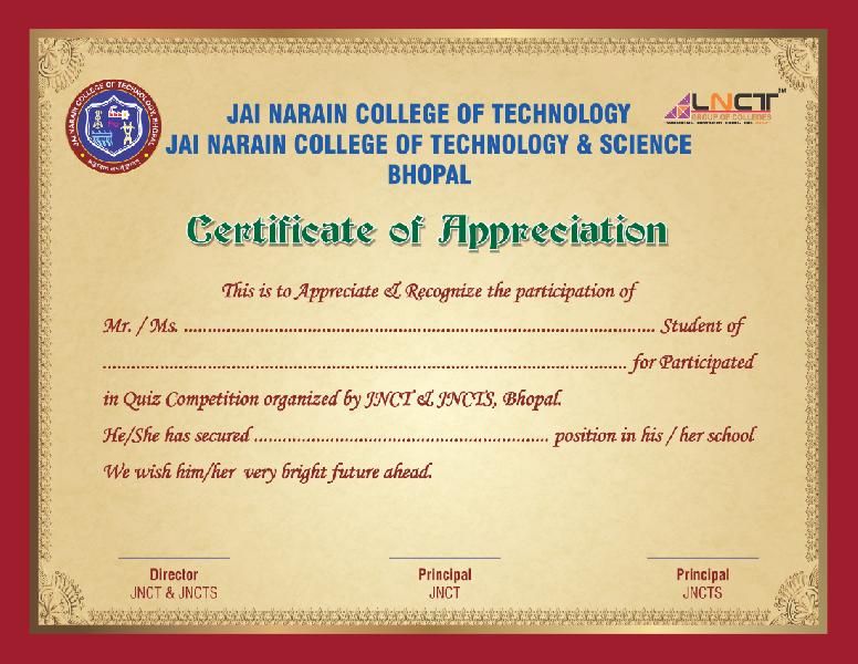 Certificate Printing & Designing Services 02