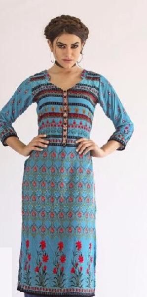 Pure Velvet Kurti 01