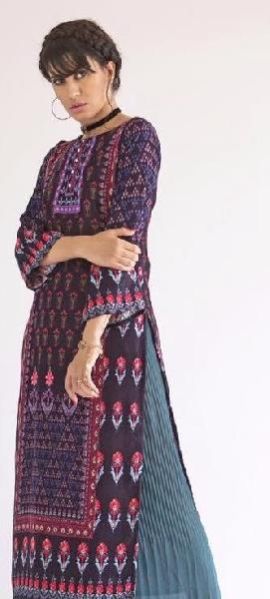Pure Velvet Kurti 02
