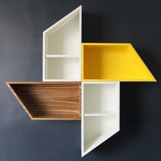 Wooden Wall Shelf 02