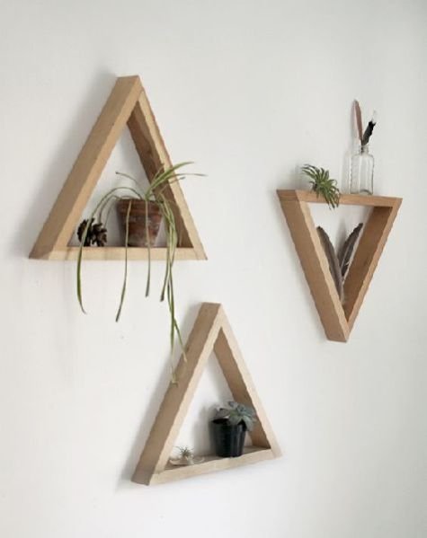 Wooden Wall Shelf 03