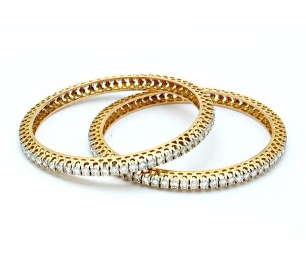 Solitaire Bangle (Dishi-BG-1)