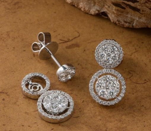 Solitaire Earrings 02
