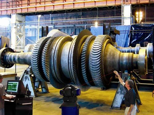 Steam Turbine Rotor 01