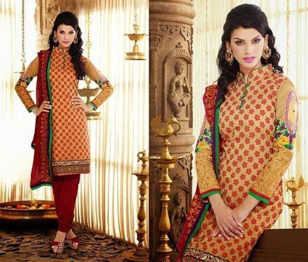 Ladies Cotton Churidar Suit 02