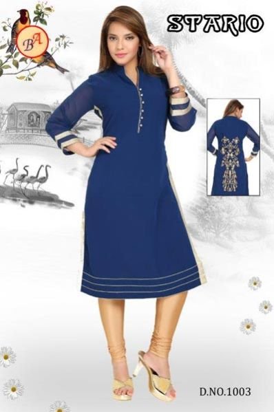 Ladies Embroidered Kurtis-08