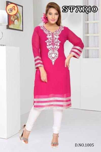 Ladies Embroidered Kurtis-10