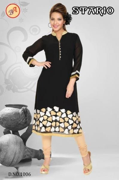 Ladies Embroidered Kurtis-11