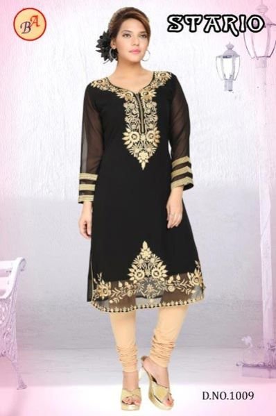 Ladies Embroidered Kurtis-13