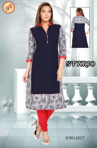Ladies Embroidered Kurtis-14