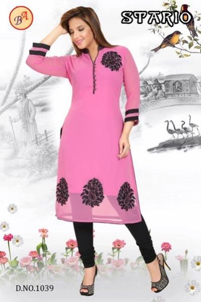 Ladies Georgette Kurtis (1039)