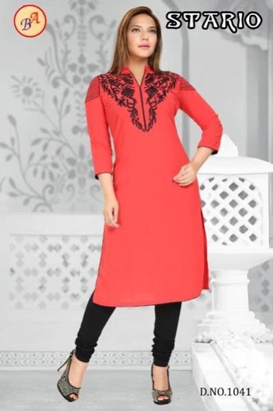 Ladies Georgette Kurtis (1041)