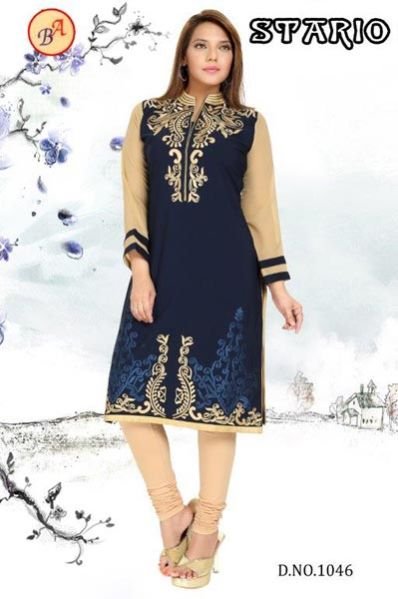 Ladies Georgette Kurtis (1046)