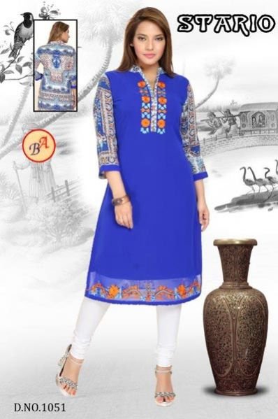 Ladies Georgette Kurtis (1051)