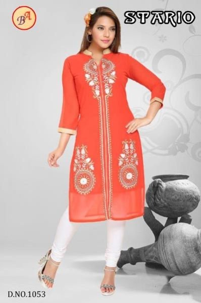 Ladies Georgette Kurtis (1053)