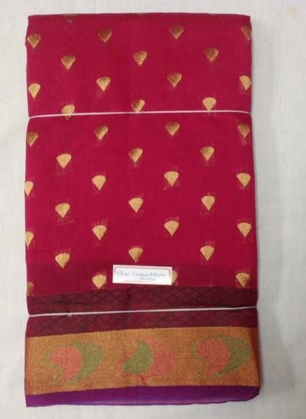 Kota Cotton Embossed Saree 02