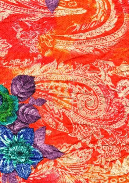 Printed Polyester Dress Material 02