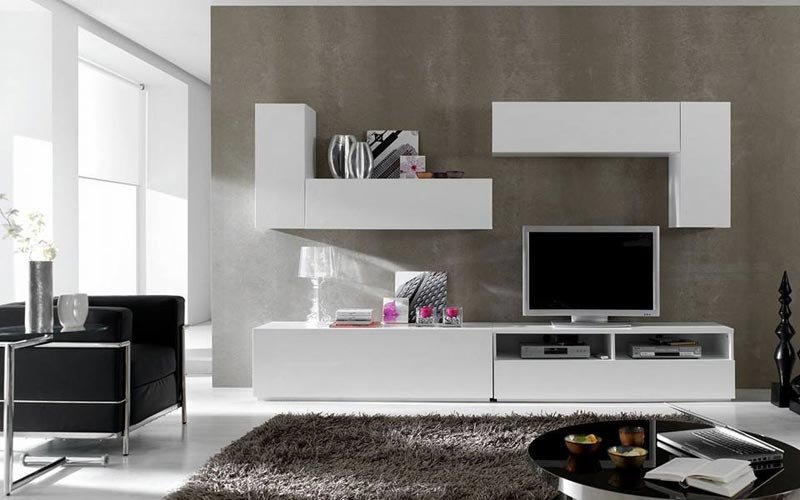 Wooden LCD TV Cabinet 01