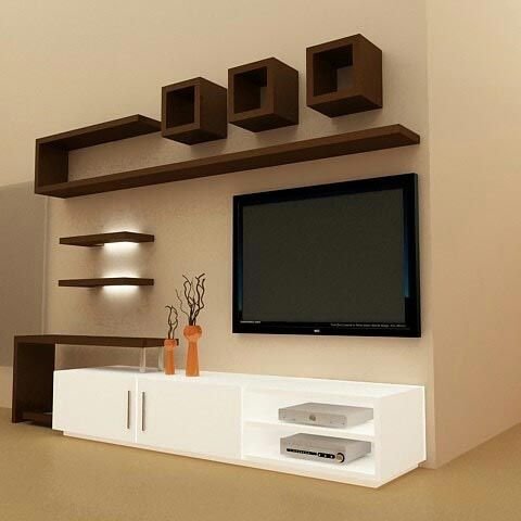 Wooden LCD TV Cabinet 05