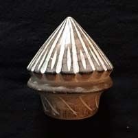 Wooden Curtain Finials 04