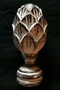 Wooden Curtain Finials 06