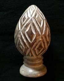 Wooden Curtain Finials 07