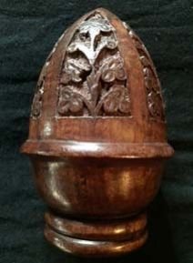 Wooden Curtain Finials 15