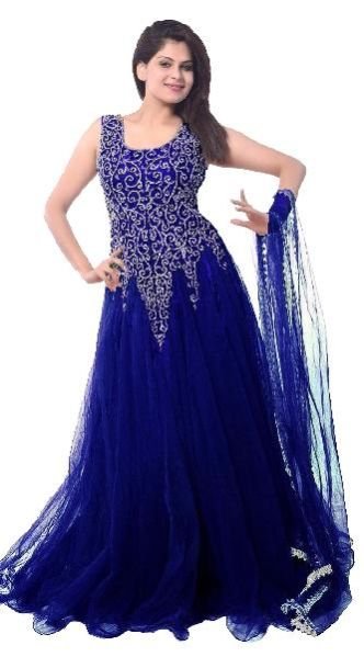 Designer Gowns (JNE-DR-0900-Navy)